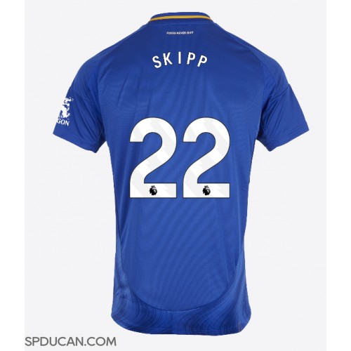 Muški Nogometni Dres Leicester City Oliver Skipp #22 Domaci 2024-25 Kratak Rukav